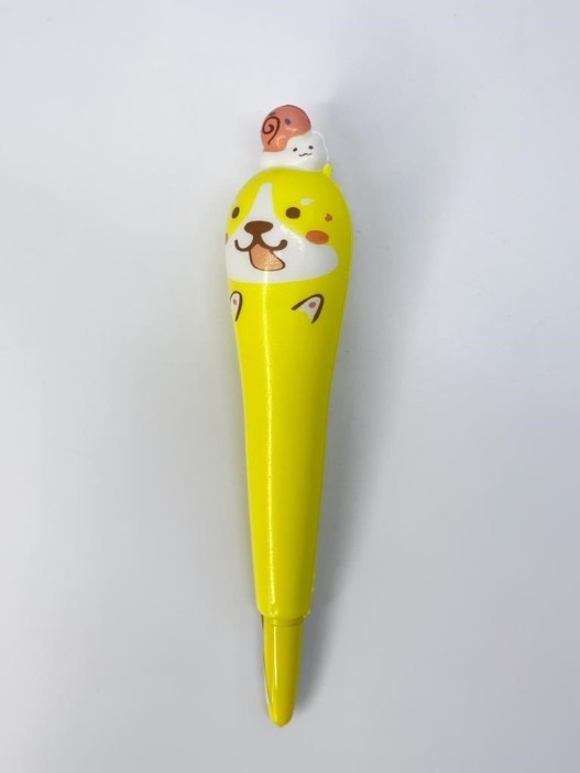 Ручка-сквиш &quot;Dog and snail&quot;, yellow 