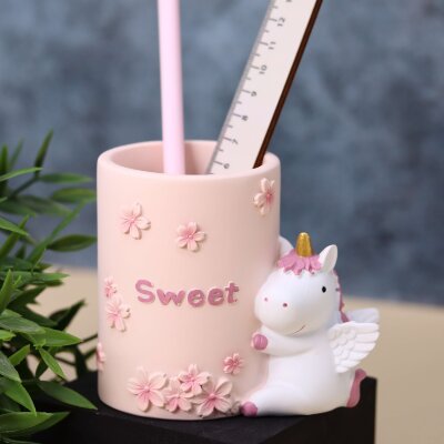 Подставка для канцелярских принадлежностей «Sweet unicorn», pink