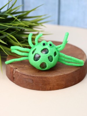 Мялка - антистресс «Squeeze spider», green