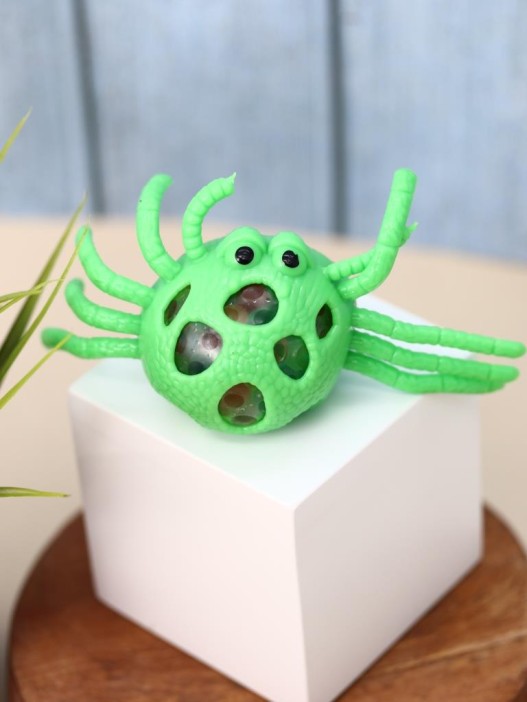 Мялка - антистресс «Squeeze spider», green 