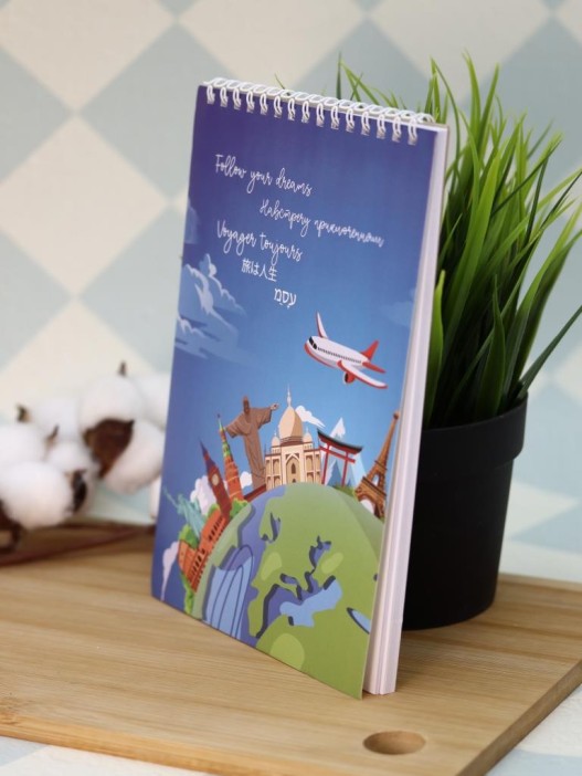 Скетчбук «Путешествия», 14х20 см, плотность 100 г 