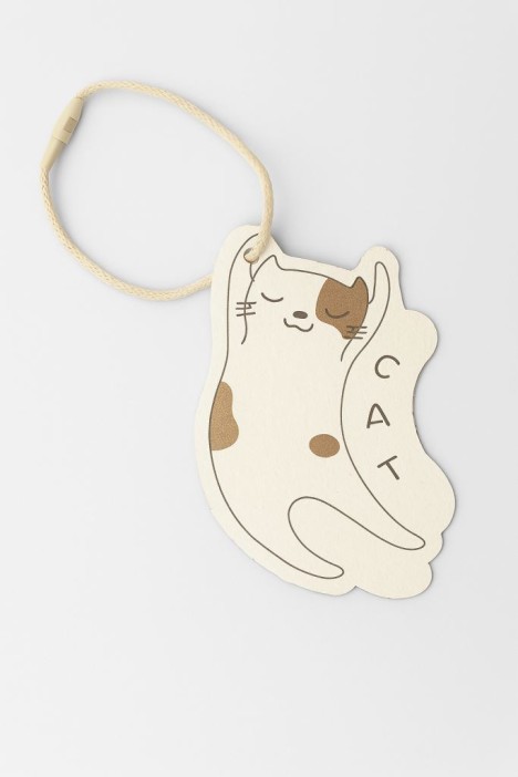 ЭКО губка для посуды "Sleepy cat" 