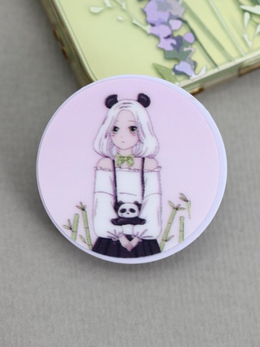 Попсокет &quot;Anume girl and panda&quot; 
