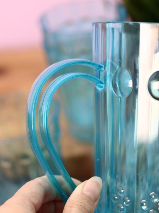 Набор для напитков (кувшин 1500 мл + 4 стакана 300 мл) &quot;Simple set&quot;, blue 