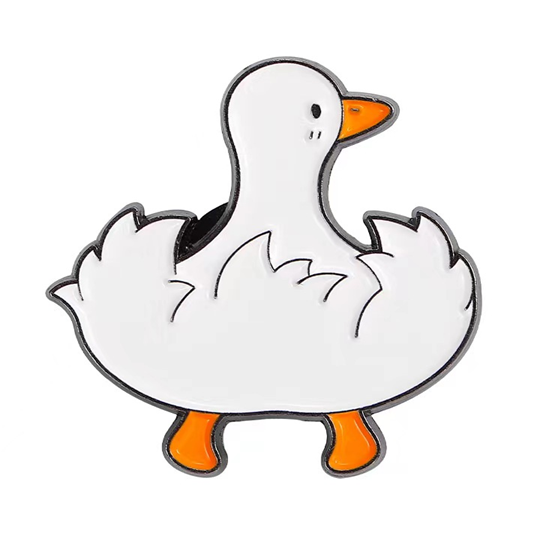 Значок металлический iLikeGift &quot;Tail of a goose&quot; 