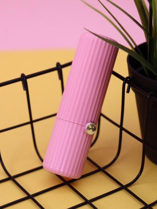 Ролик для чистки одежды компактный iLikeGift &quot;Pink cylinder&quot;, (11*3 см) 