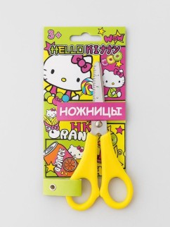 Ножницы детские &quot;Hello Kitty&quot; 13 см, с линейкой, mix
