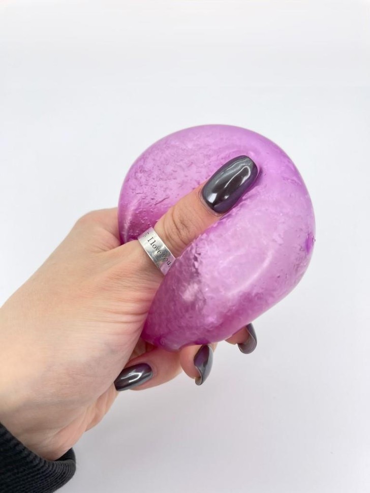 Мялка - антистресс «Ice cube», purple