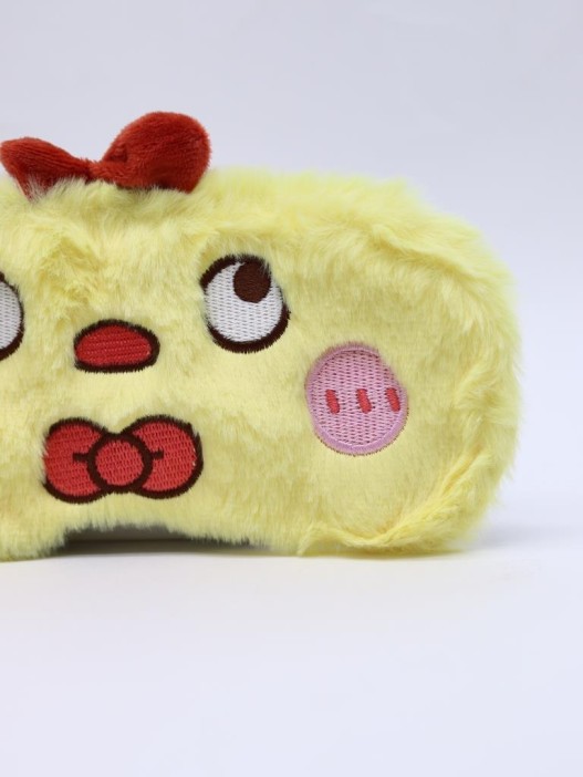 Маска для сна гелевая "Cute little animals", chicken 