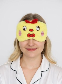 Маска для сна гелевая "Cute little animals", chicken