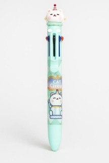 Разноцветная ручка 8 в 1 &quot;The disgruntled cat&quot;, blue
