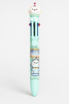 Разноцветная ручка 8 в 1 "The disgruntled cat", blue