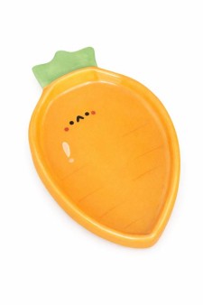 Набор керамических соусников 10шт. "Морковь", оранжевый (13,8x9x2 см)