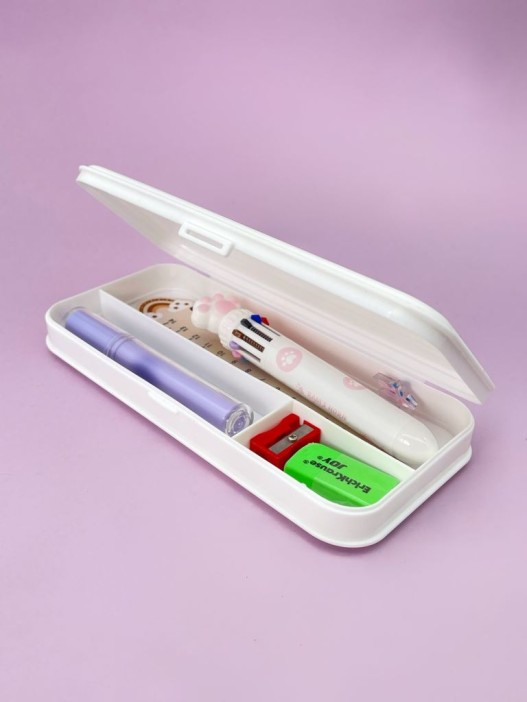 Пенал &quot;Pensil box&quot;, white (20.5*9.3*3 см) 