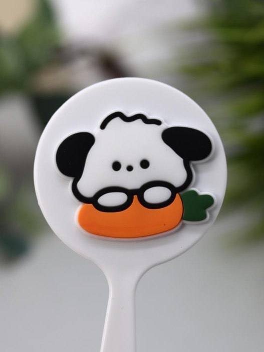 Зеркало "Морковная собачка", белое 