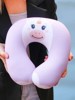Игрушка- Подушка для шеи Hugme toys «Единорог»