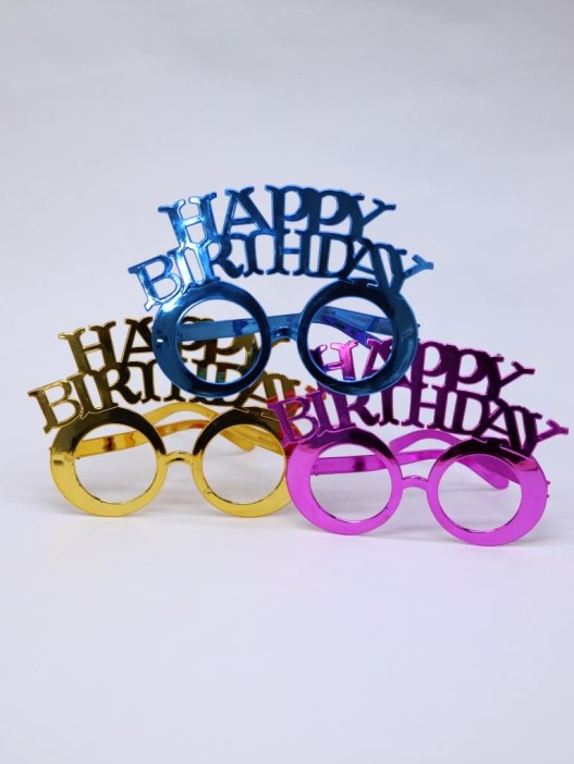 Праздничные очки 3 шт. &quot;Rainbow greetings&quot; (10,5 х 16 см) 