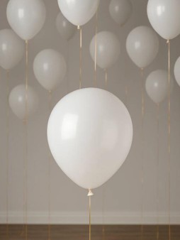 Набор воздушных шаров 10 шт. "Timeless", white (25 см)