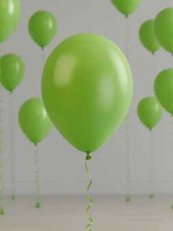 Набор воздушных шаров 8 шт. "Monochrome magic", fruit green (30 см)