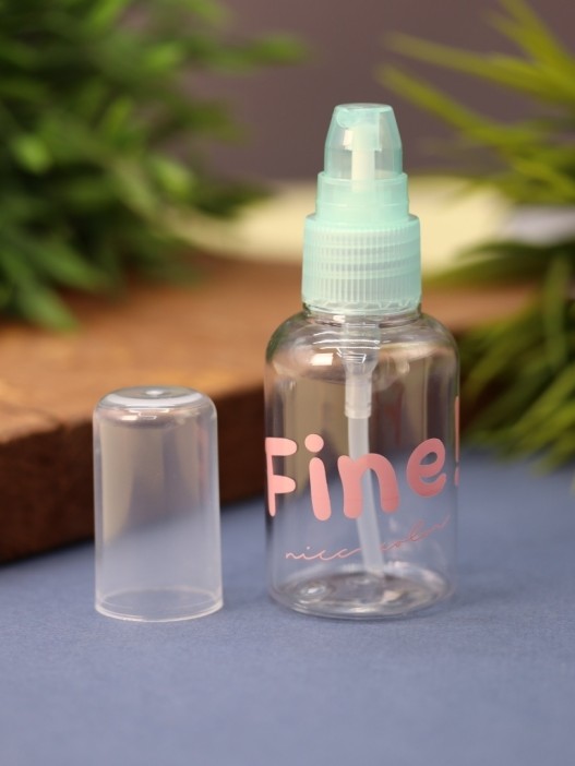 Дорожная бутылочка &quot;Fine!&quot;, green (50 ml) 
