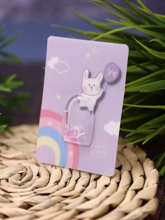 Крючок на липучке «Square air animal» 2шт, mix color 