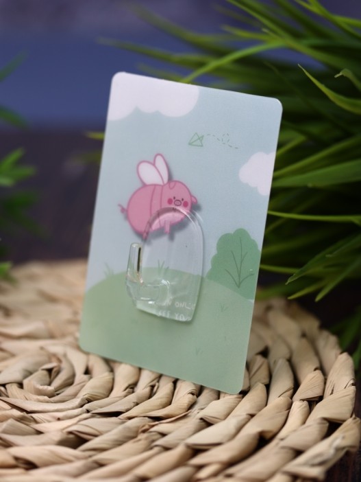 Крючок на липучке «Square air animal» 2шт, mix color 