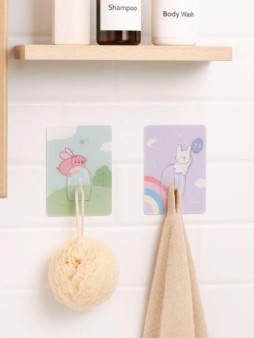 Крючок на липучке «Square air animal» 2шт, mix color