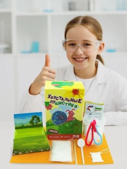 Набор для опытов Хрустальные пушистики "УЛИТКА"