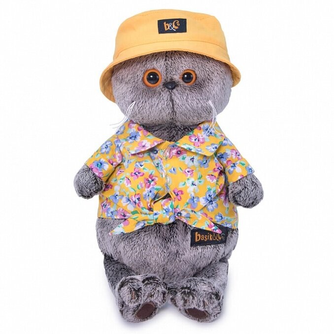 Мягкая игрушка "Басик в панаме" (22 см) 