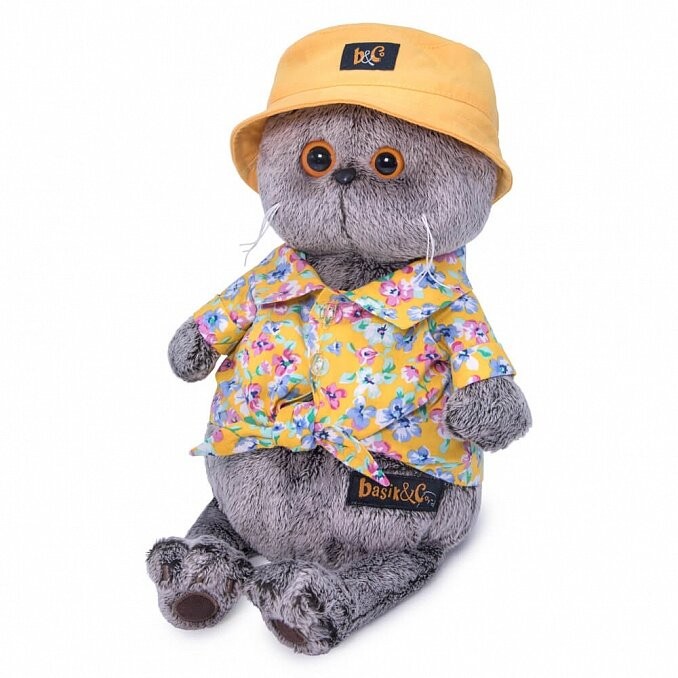 Мягкая игрушка "Басик в панаме" (22 см) 