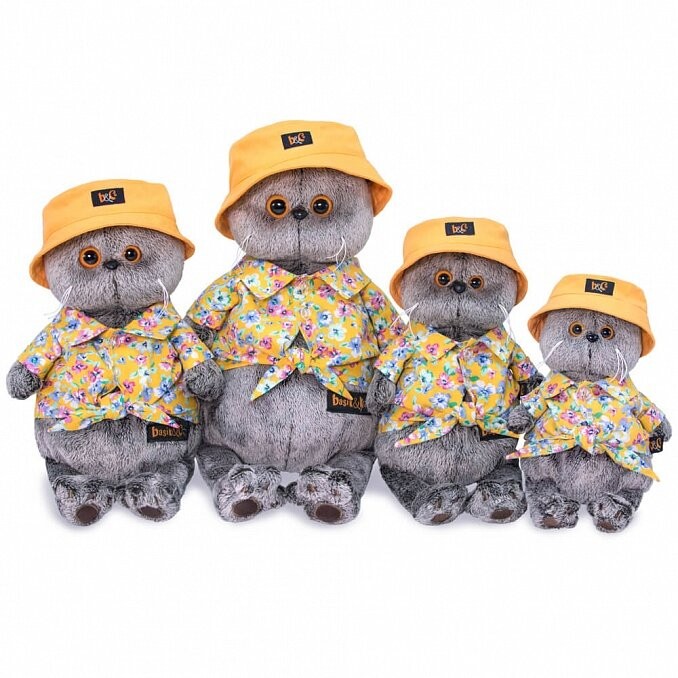 Мягкая игрушка "Басик в панаме" (22 см) 