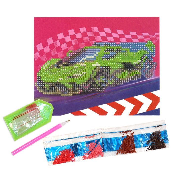 Алмазная мозаика &quot;Авто&quot;, 14*18 см 