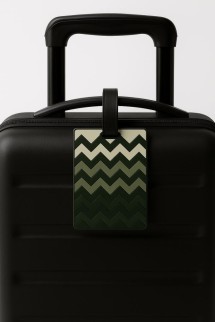Бирка для багажа "Zigzag", green