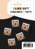 Набор термонашивок для одежды iLikeGift 5 шт. "Щечки капибары"