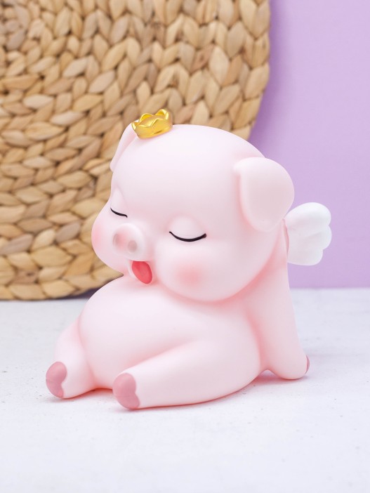 Копилка &quot;King pig&quot;, pink (14 см), пластик 