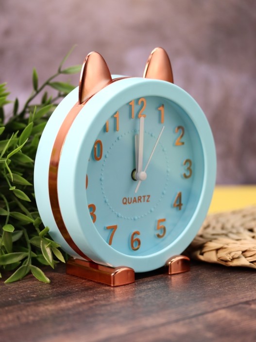 Часы-будильник &quot;Golden awakening Kitty&quot;, blue 