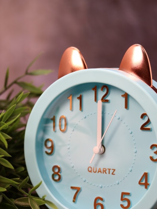 Часы-будильник &quot;Golden awakening Kitty&quot;, blue 