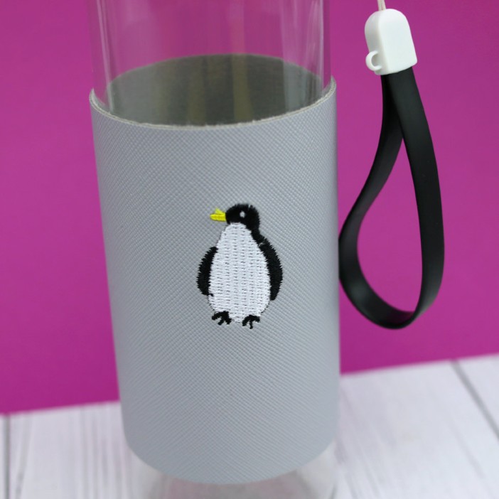 БУТЫЛКА &quot;С вышивкой&quot;_grey 