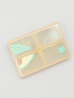 Таблетница "Half fruit avocado", yellow