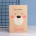 Тетрадь (A5) "Dreamy bear with bow", brown (13.5*20.5) 