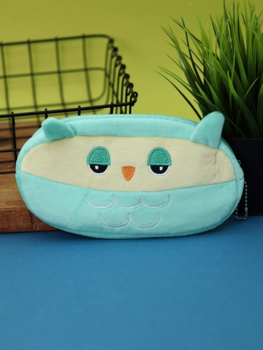 Пенал плюшевый &quot;Owl&quot;, green (20*10 см) 