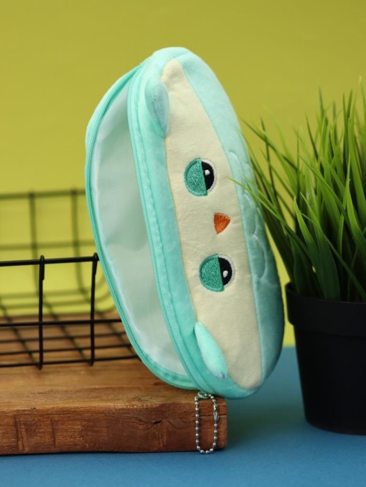 Пенал плюшевый &quot;Owl&quot;, green (20*10 см) 