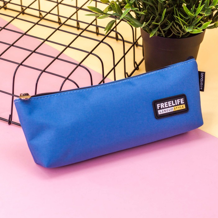 Пенал "Free life", blue 