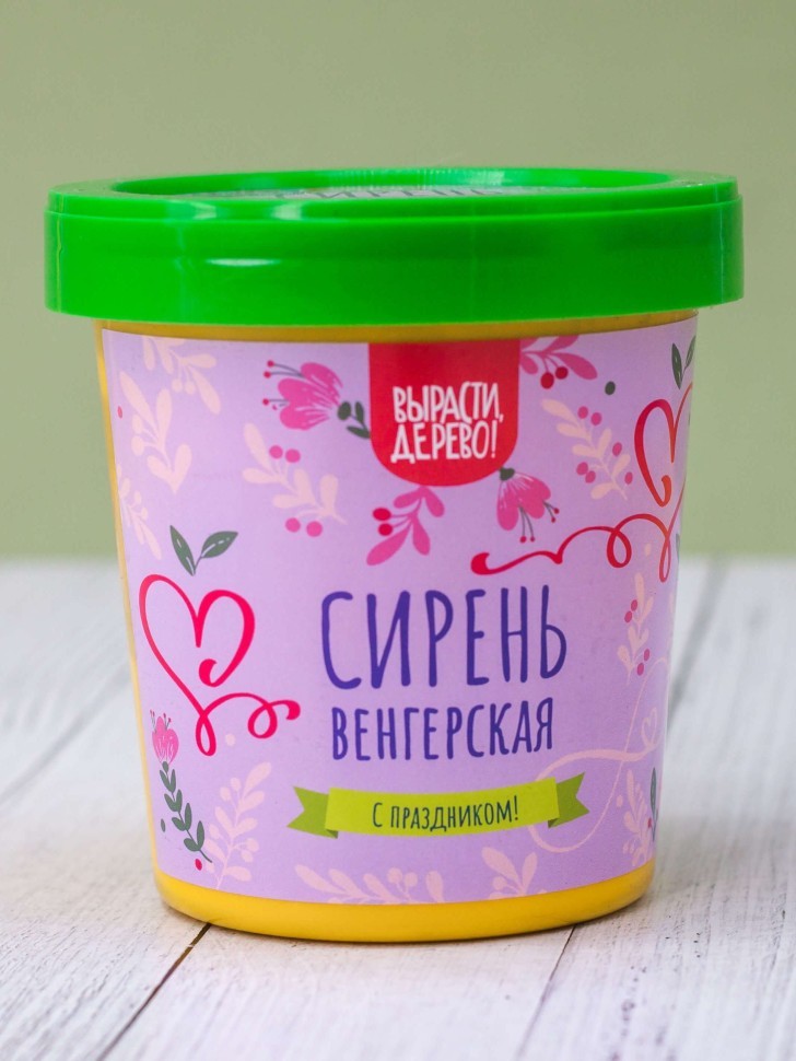 Набор подарочный для выращивания "Сирень венгерская"