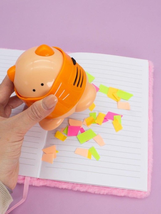 Настольный мини-пылесос &quot;Cute kitten&quot;, orange (9*8,8 см) 