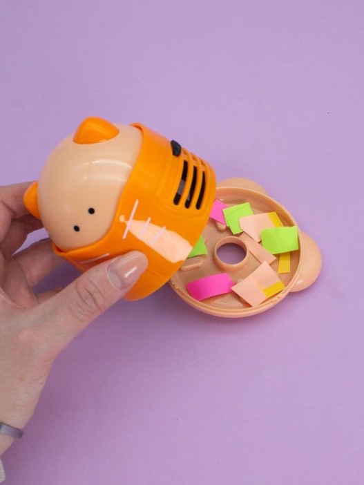 Настольный мини-пылесос &quot;Cute kitten&quot;, orange (9*8,8 см) 