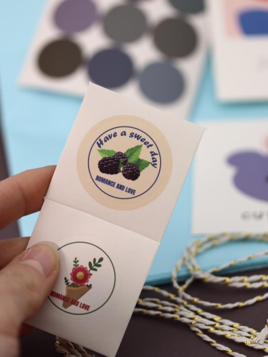 Упаковочный набор д/подарков (2 листа+лента+открытка+5 наклеек) &quot;Breeze of joy&quot;, 50x70см 