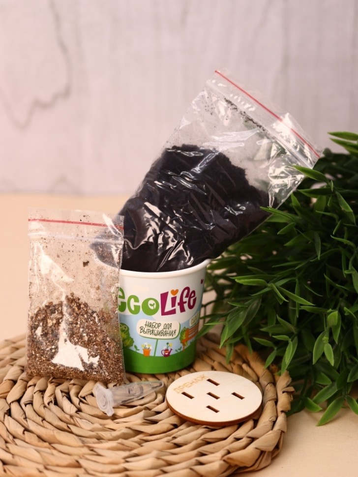 Набор для выращивания Ecolife "Салат"