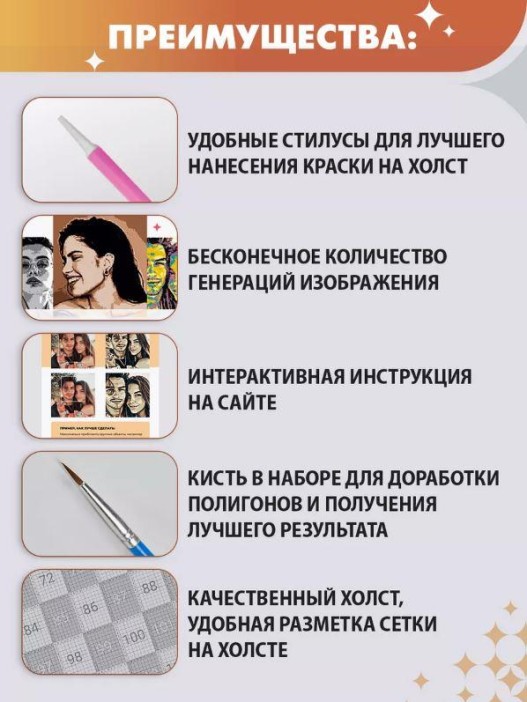 Картина по номерам по фото &quot;Retro&quot; (30*40 см) 