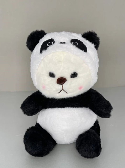 Мягкая игрушка &quot;Panda hat&quot;, 27 см 